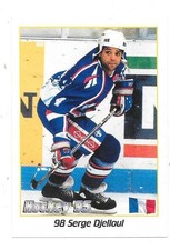 1995 Swedish Pro Hockey Panini Sticker #98 Serge Djelloul France