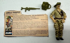 Gi Joe Recondo 1984 Vintage Action figure 100% complete with Filing Card Nice - Picture 1 of 8