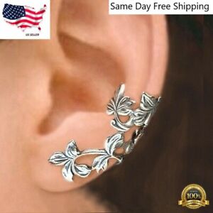 Gorgeous Clip on Earrings for Women Silver Plated Jewelry Free Shipping 