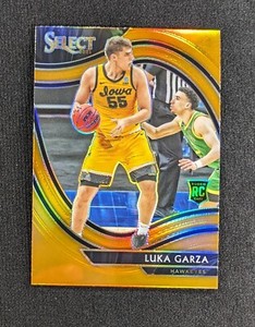 2021-22 Panini Chronicles Draft Picks Select Orange Luka Garza #298 Rookie RC
