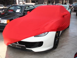 Funda de coche de garaje completa interior roja con bolsillos de espejo para Ferrari GTC4 Lusso - Imagen 1 de 8
