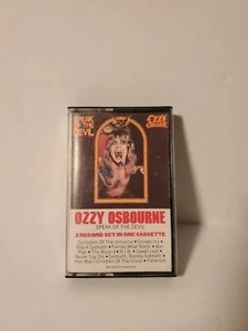 Vintage 1982 Cassette Tape Ozzy Ozbourne Speak Of The Devil CBS Jet Records - Picture 1 of 5