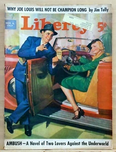 Liberty magazine - November 6, 1937 - Robert Harris - Walter Brooks & Tony Sarg - Imagen 1 de 1