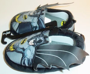 Batman Toddler Boys Soft Slippers, Rubber bottom Size 7-8 NEW - Picture 1 of 5