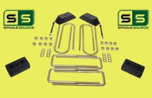 2"/2"" LEAF PACK / BLOCKS LIFT KIT FITS 1999-2004 FORD F250/F350 4WD W/3.5" AXLE - Picture 1 of 1