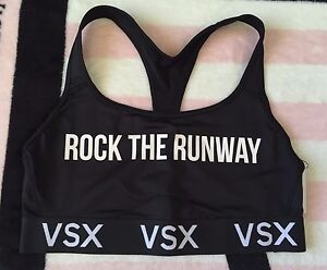 Victoria's Secret Sport Rock The Runway VSX Fashion Show Player Sports Bra - L