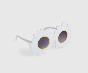 NWT Gap Toddler Girl Sunglasses white Daisy Sunflower Flower Never Worn Boho - Picture 1 of 1