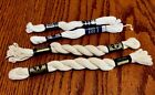 DMC 6170 White and DMC 3 Embroidery Floss 5g Ecru Lot of 4 Skeins