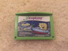 Leapfrog LeapPad Leapster Explorer Spongebob Squarepants Clam Prix Cartridge
