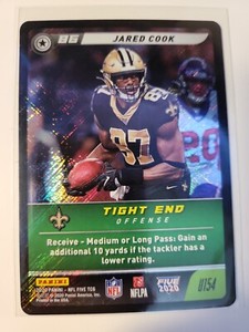 2020 NFL Five Jared Cook RARE FOIL Card #U154