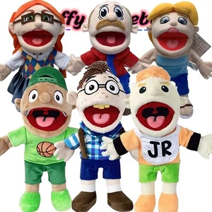 Jeffy And Feebee Hand Puppet Large Soft Doll Plush Toys Puppet Kids Gift - Picture 1 of 9