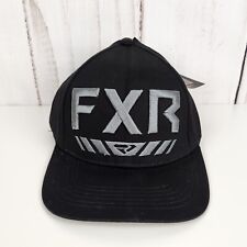 FXR RACING PODIUM HAT - BLACK Size = S/M  Black & Gray Embroidered