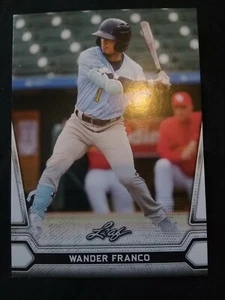 Wander Franco - 2021 Leaf Baseball #10 - Durham Bulls - Picture 1 of 2