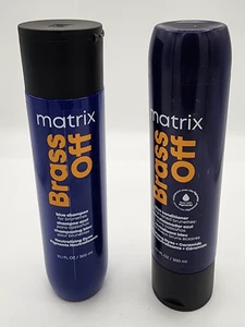 MATRIX Brass Off Blue Shampoo+ Pigmented Conditioner Set- 10.1 oz each - Picture 1 of 3