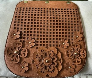 COCO CARMEN Purse Girlfriend Switchable Flap Buckskin Tan - Picture 1 of 5