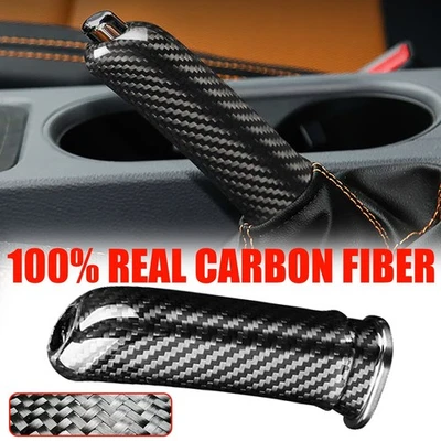 Para Ford Ranger 2013-2017 Reemplazo Fibra de Carbono Estacionamiento Freno de Mano Empuñadura Cubierta Parte Foto 1 de 4