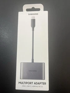 New Samsung EE-P3200 MultiPort Adapter USB-C USB 3.1 HDMI 4K PD3.0 Galaxy Book S - Photo 1/2