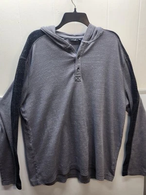 Sudadera con capucha APT.9 XXL gris 3 botones Foto 1 de 4
