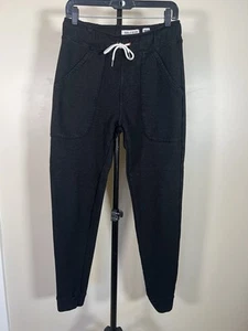 Iron & Resin $80 Black Sweatpants Joggers Casual Travel Everyday Moto Pants Sz M - Picture 1 of 11