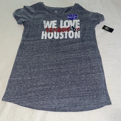 Soft as A Grape Women's Houston Texans NFL V-neck Tee Size M Maternity NWT - Image 1 of 4