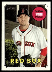 2018 Topps Heritage Carson Smith Boston Red Sox #679 - Picture 1 of 2