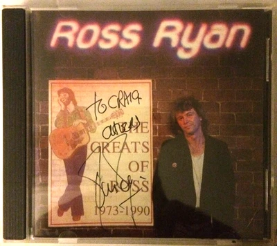 ROSS RYAN The Greats of Ross RARE SIGNED CD 1973-1990 - Image 1 of 3
