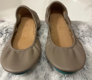 Tieks by Gavrieli - Womens Ballet Slip On Flats Taupe Beige Leather - Size 6 - Picture 1 of 8