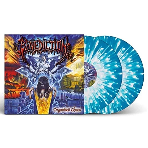 Benediction Organised Chaos (Light Blue W/ White Splatter Vinyl 2Lp) Records & L - Image 1 of 1