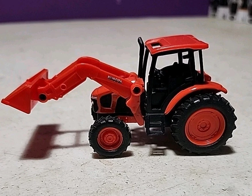 1/43 Scale Kubota M5-111 Farm Tractor W/ Bucket Plastic & Diecast 782587-06-19 - Image 1 of 4