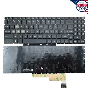 New US Laptop Keyboard RGB Backlit for MSI Modern 15 B12M MS-15H1 MS-15H2 - Picture 1 of 36