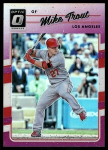Donruss Optic #107 2017 Mike Trout Pink - Imagen 1 de 2
