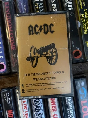 AC/DC *For Those About To Rock *cassette tape *NM/NM *Atlantic *CS 11111 - Image 1 of 4