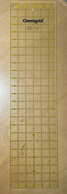 Omnigrid Universal Lineal - Patchwork, Nähen, Quilten - 6“x 24“ Zoll/ Inch - Bild 1 von 2