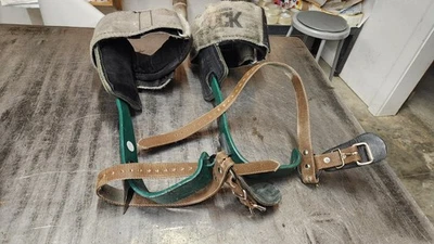 Buckingham 3502C R & L Lineman Cojín Envoltura Pie Rapp ACERO Gaff Pole Escalador Foto 1 de 4