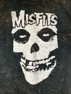 Camiseta MISFITS Jurek Calavera Horror Punk Para Hombres 2XL XXL Marrón Oscuro Tie-Dye Usada Foto 1 de 3