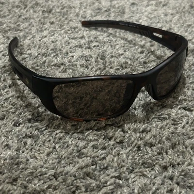 Harley Davidson Mens Aerodynamic Temple Sunglasses Brown Tortise Smoke Lenses - Image 1 of 4