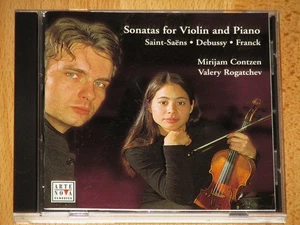 Mirijam Contzen Valery Rogatchev Saint-Saëns Debussy Franck Sonatas Violin Piano - Bild 1 von 2