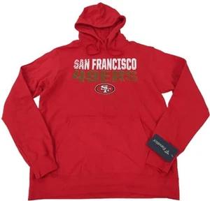 New San Francisco 49ers Mens Sizes 2XL-4XL 2XLarge-4XLarge Red Hoodie - Picture 1 of 4