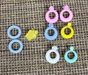 Barbie Clone Flair Doll JEWELRY SINGLE HOOP EARRINGS & BRACELETS Accessories - Picture 1 of 6