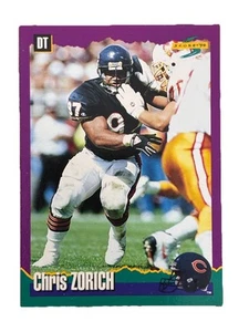 Excellent: Vintage 1994 SCORE Chris Zorich Chicago Bears Trading Card - Picture 1 of 2