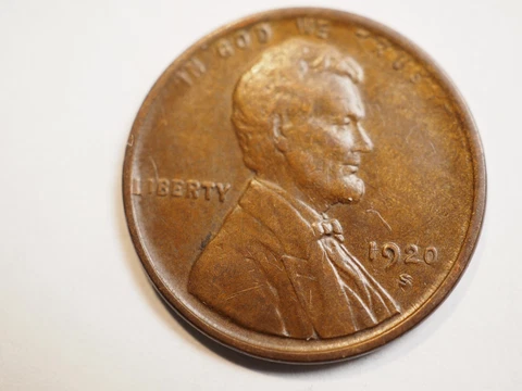1920  S   MR ABE LINCOLN PENNY BETTER DATE FREE SHIPPING  K9521 Cover