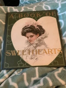 Early 20th C Victorian 1908 1st Edition TX Estate Book of Sweethearts Jenkins - Imagen 1 de 8