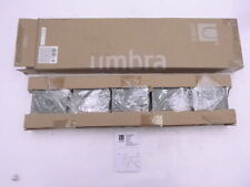 Set of 5 Umbra 1013501-149-C75 Charcoal Floating Shelves 4" x 3"