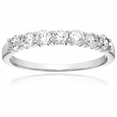 1/2 ct Diamond Wedding Engagement Ring for Women 14K Gold Prong - Image 1 of 4