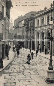 Postal de Oviedo: Calle de Cimadevilla. Oviedo - Imagen 1 de 1