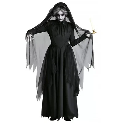 Horror Ghost Bride Demon Halloween Costume Witch Vampire Zombie Creepy Costume - Image 1 of 4