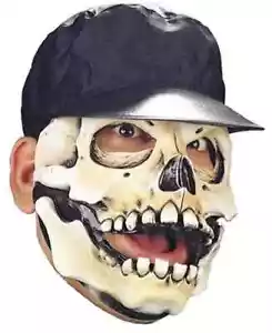 Little Raskull Mask Skull Skeleton Dress Up Halloween Adult Costume Accessory - Picture 1 of 6