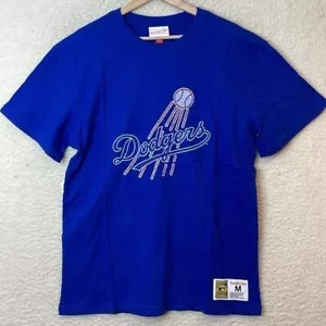 NWT Mitchell & Ness Mens Los Angeles Dodgers Legendary Slub Tee SIZE MEDIUM - Picture 1 of 6