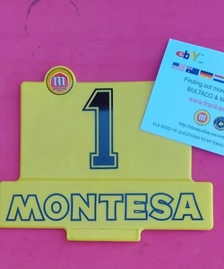 MONTESA TRIAL NUMBER HOLDER ORIGINAL STYLE NUMBER PLATE MONTESA TRIALS MODEL - Picture 1 of 5