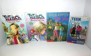Vintage Lot of 4 Children Teen books Witch- Teen Witch- Witch Twins - Picture 1 of 2